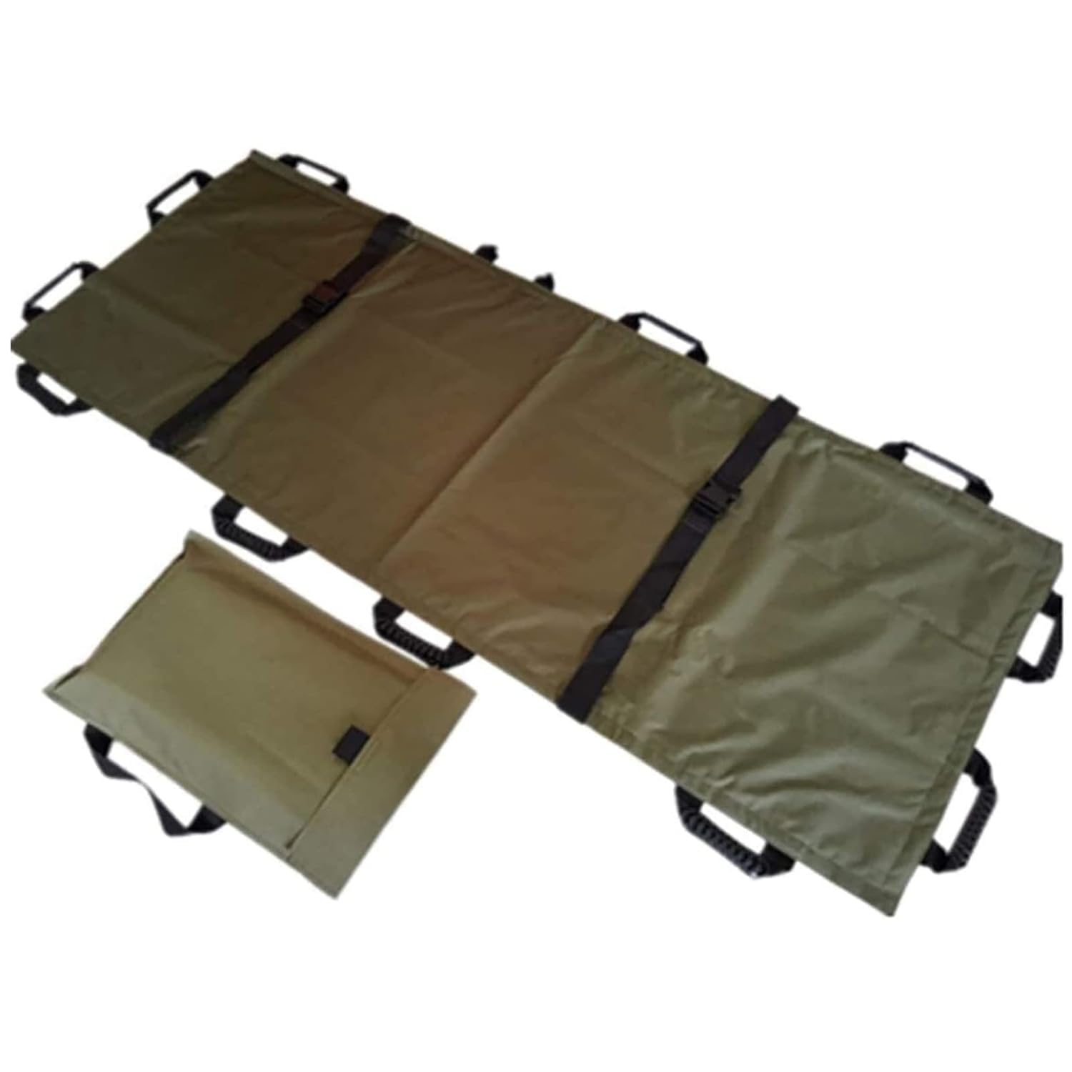 SWENEEN Portable Folding Stretcher For Hospital & Sports-Soft Green Stretcher With Handbag,Ideal For Ambulance & Emerncy Use,