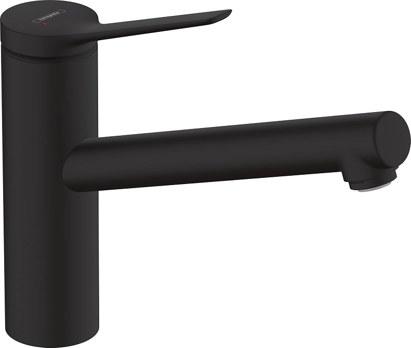 hansgrohe Zesis M33 Kitchen Mixer Tap 150, 1 Jet Type, Matte Black, 74802670