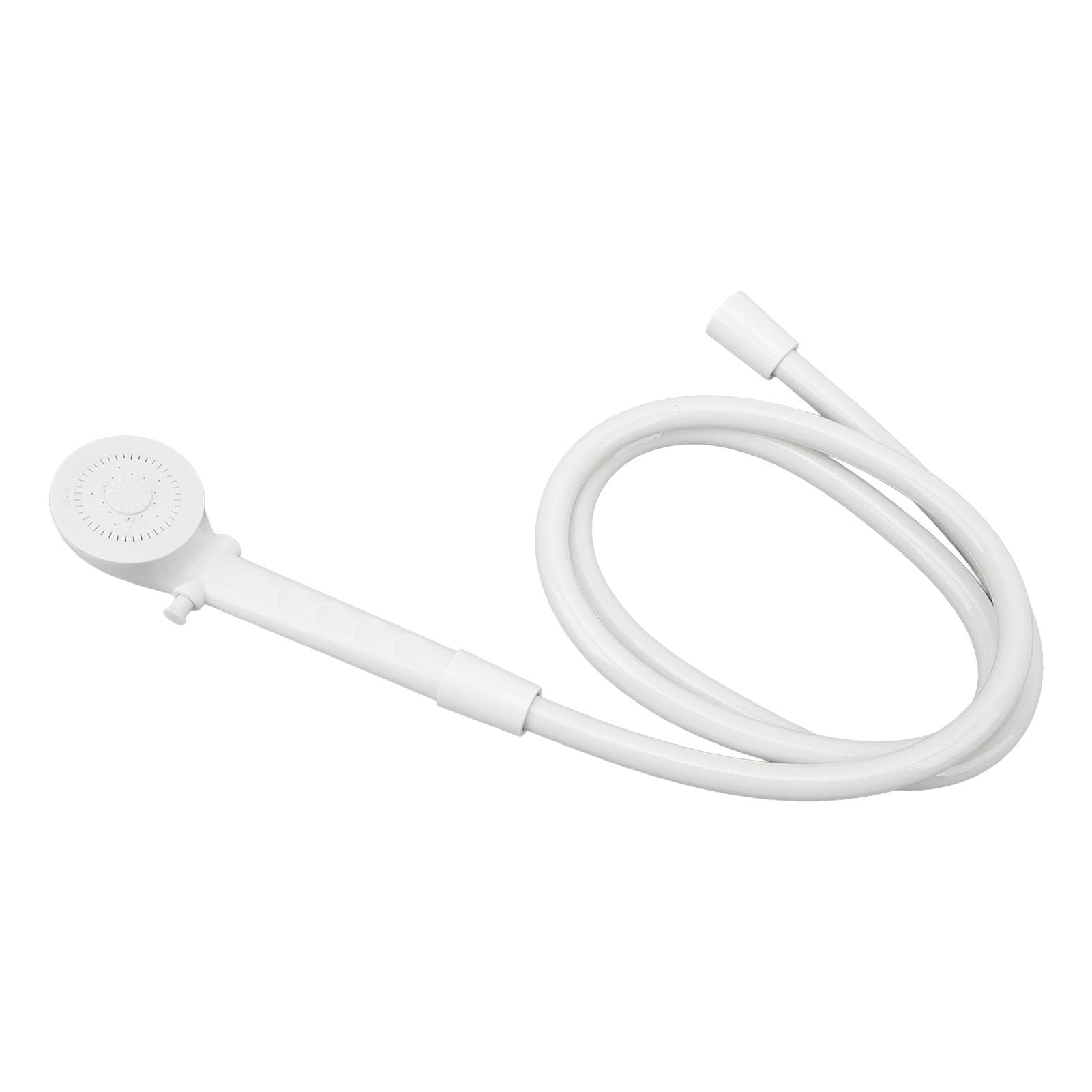 Alcachofa de ducha para autocaravana, construcción resistente, manguera de 1,5 m, ahorro de agua, amplia aplicación para barco y caravana (blanco)