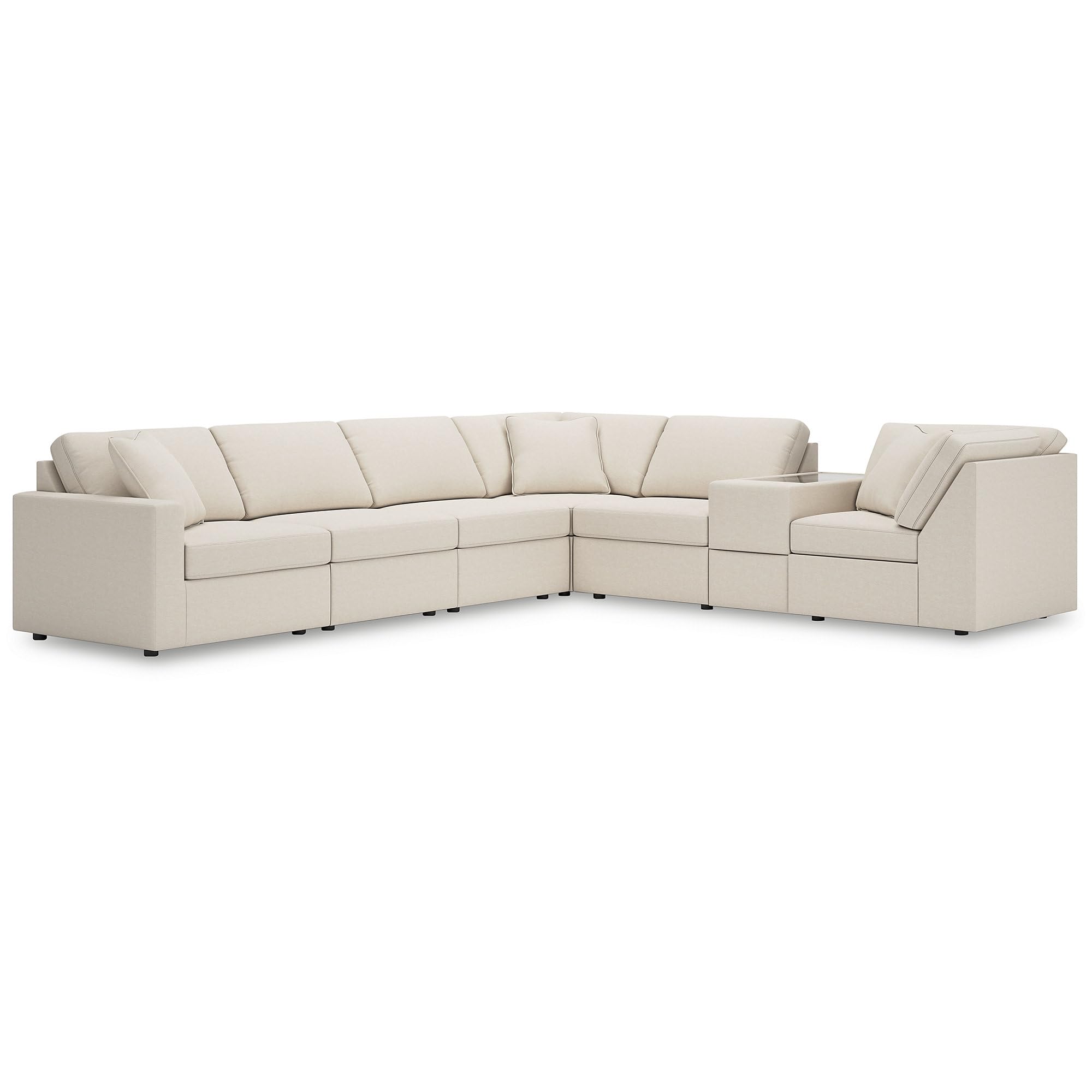 Signature Design by Ashley Oversized Modular Sectional Couch, Oyster Beige