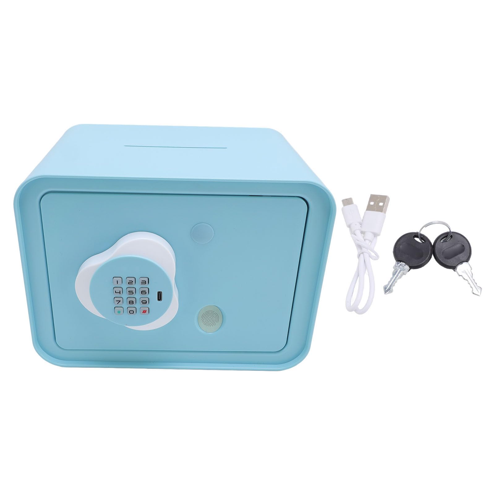 Fockety Tirelire électronique pour Enfants, Coffre-Fort à Code Secret par