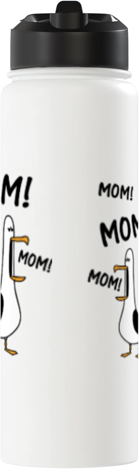 Mom Seagull Funny Mama Seagulls Mothers Day Humor Stainless Steel Insulated Water Bottle