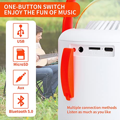 Canbrake Karaoke Machine With 2 Wireless Microphones, Kids Portable Bluetooth Karaoke Speaker With Party Lights,Singing Machine With Umlaut Echo, Supports Tf, Aux-In, Home Party,Meeting #TOP2