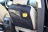 Car Kick Mat - Car Seat Protector - Auto Seat Cover - Prevent Wear and Tear - Child Proof Seat Protector - Easy To Use Seat Organizer - Seat Back Protector And Storage (Set of 2)