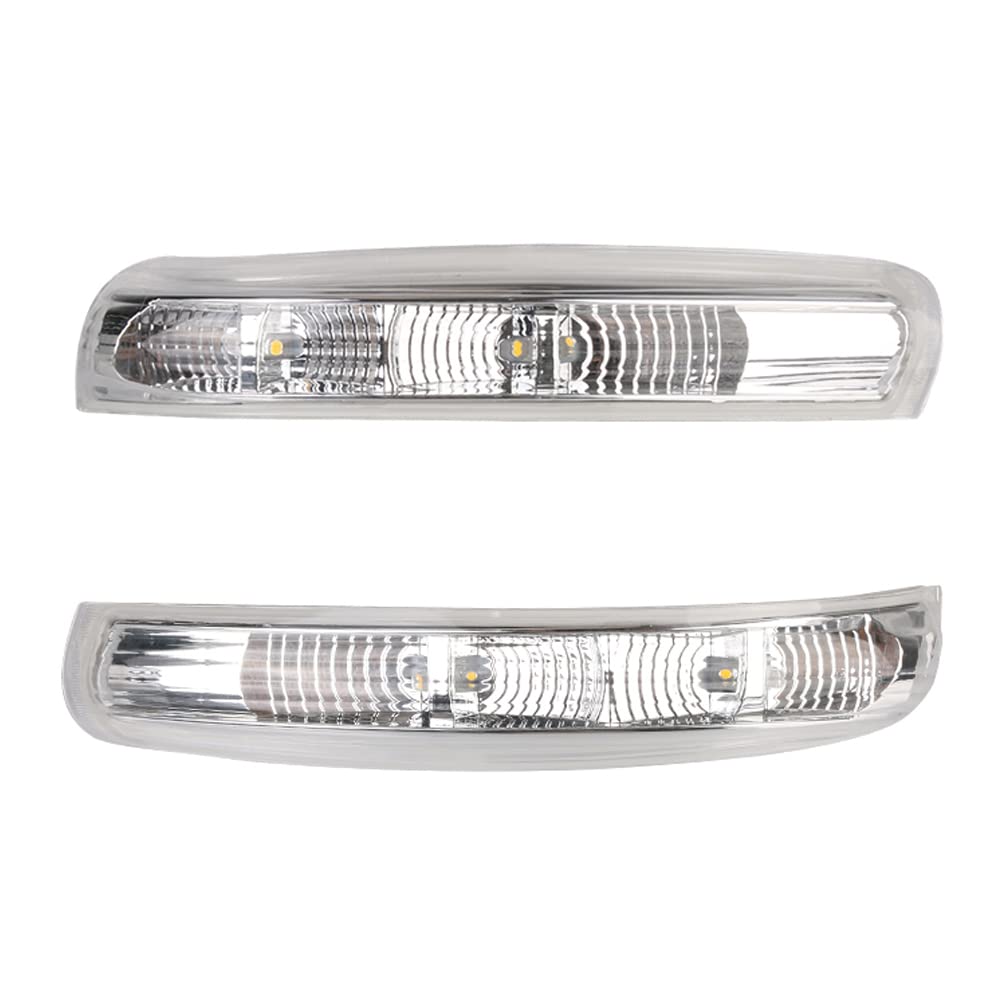 Riloer 2 indicatori di direzione a LED per specchietto laterale, 12 V, per Ch-evrolet Cap-tiva 2007-2016, impermeabili e antiurto