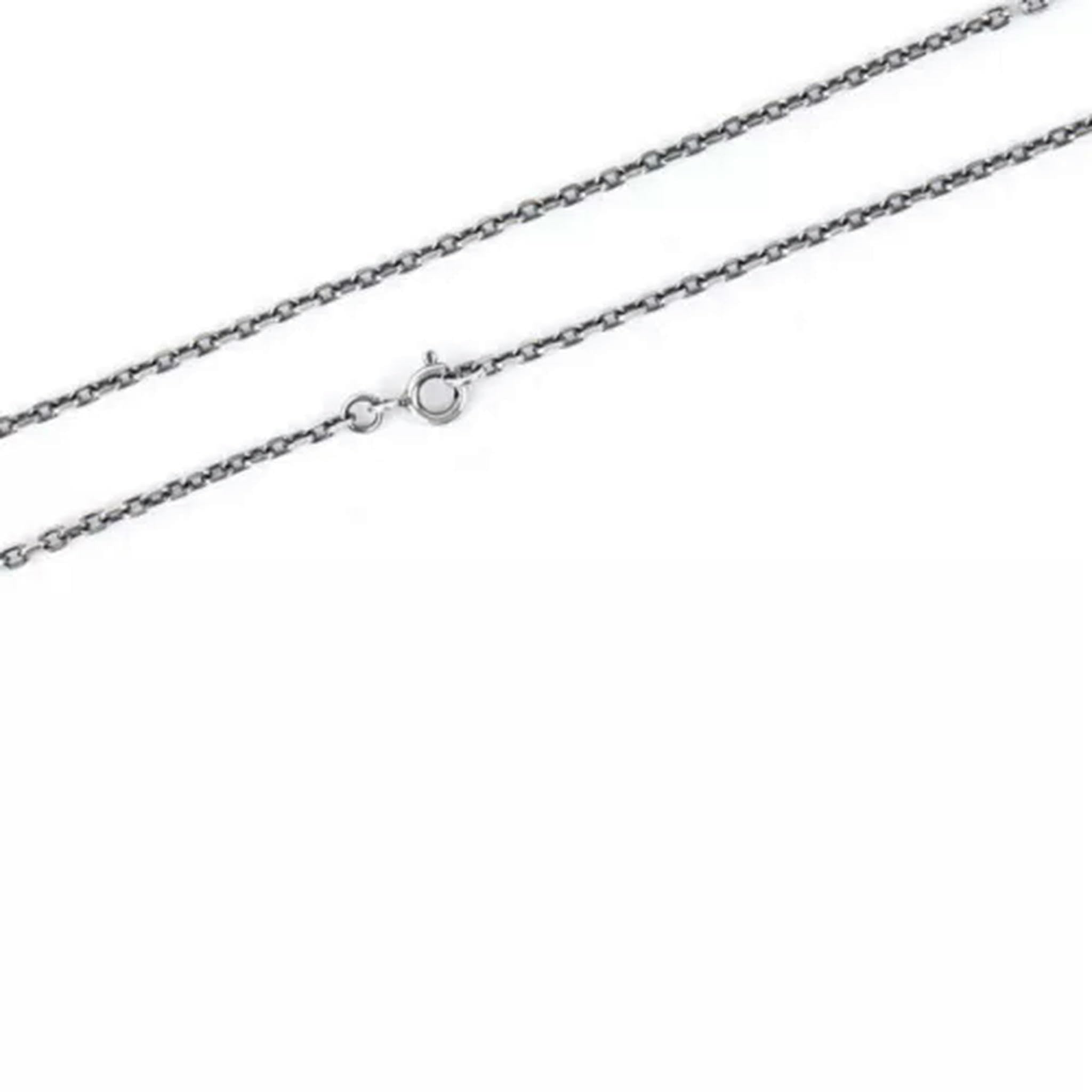 Unisex Silver Chain Necklace: 17,7"/19,6"/21,6"/23,6"
