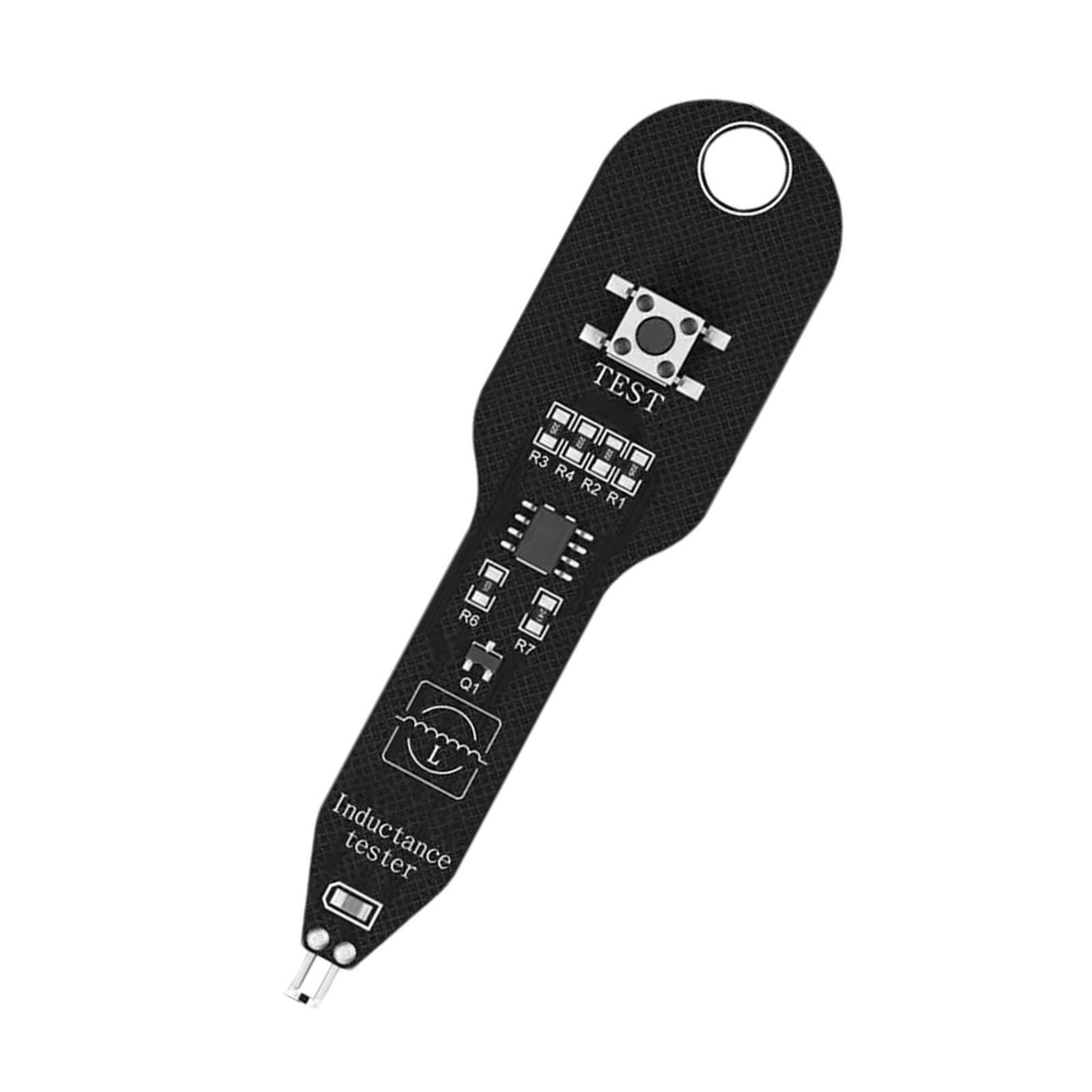 Tester di Induttanza Portatile, Mini Rilevatore Componenti Elettronici per Riparazione Scheda Madre PCB, Misuratore LCR SMD con Porta USB-C, Strumento Diagnostico Alta Precisione (A01, 8.6x2.2cm)
