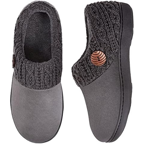 EverFoams Warm Comfy Memory Foam Slippers Cover
