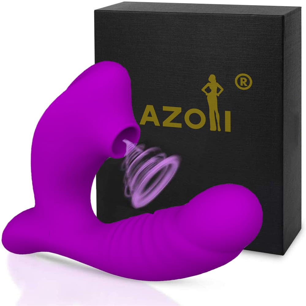 Vibratoreper Donna Professionale 2 in 1 Succhia Clotoride per Donna 10+10 Modalità Sexytoysys Donna Vibratoreper Donna Clotoride Sexyshop per lui e lei Vibratori G-Spot Massaggiatore in Legno