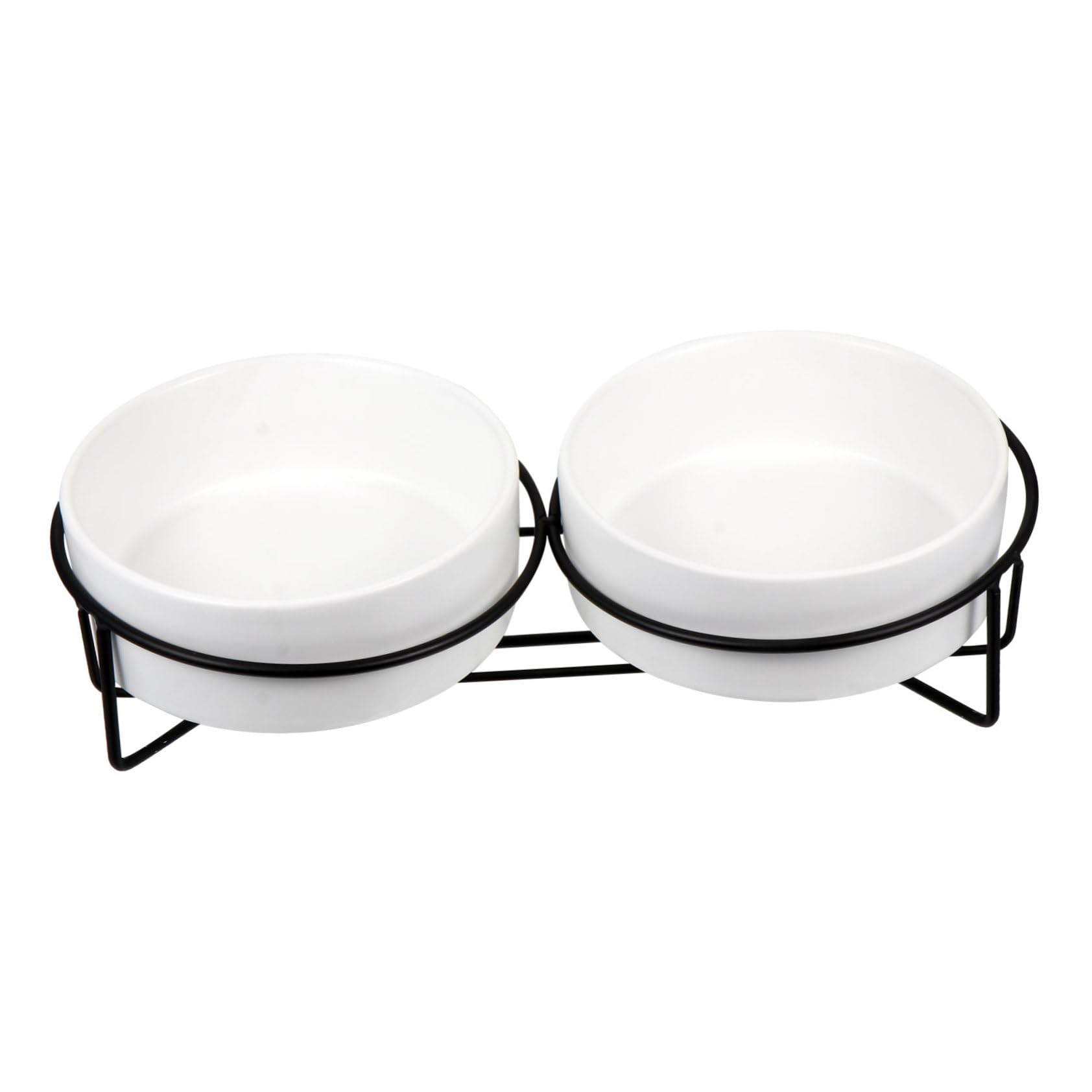NOLITOY 1 Set Ceramic Cat Bowl Ceramic Cat Feeding Bowl Double Dog Bowl