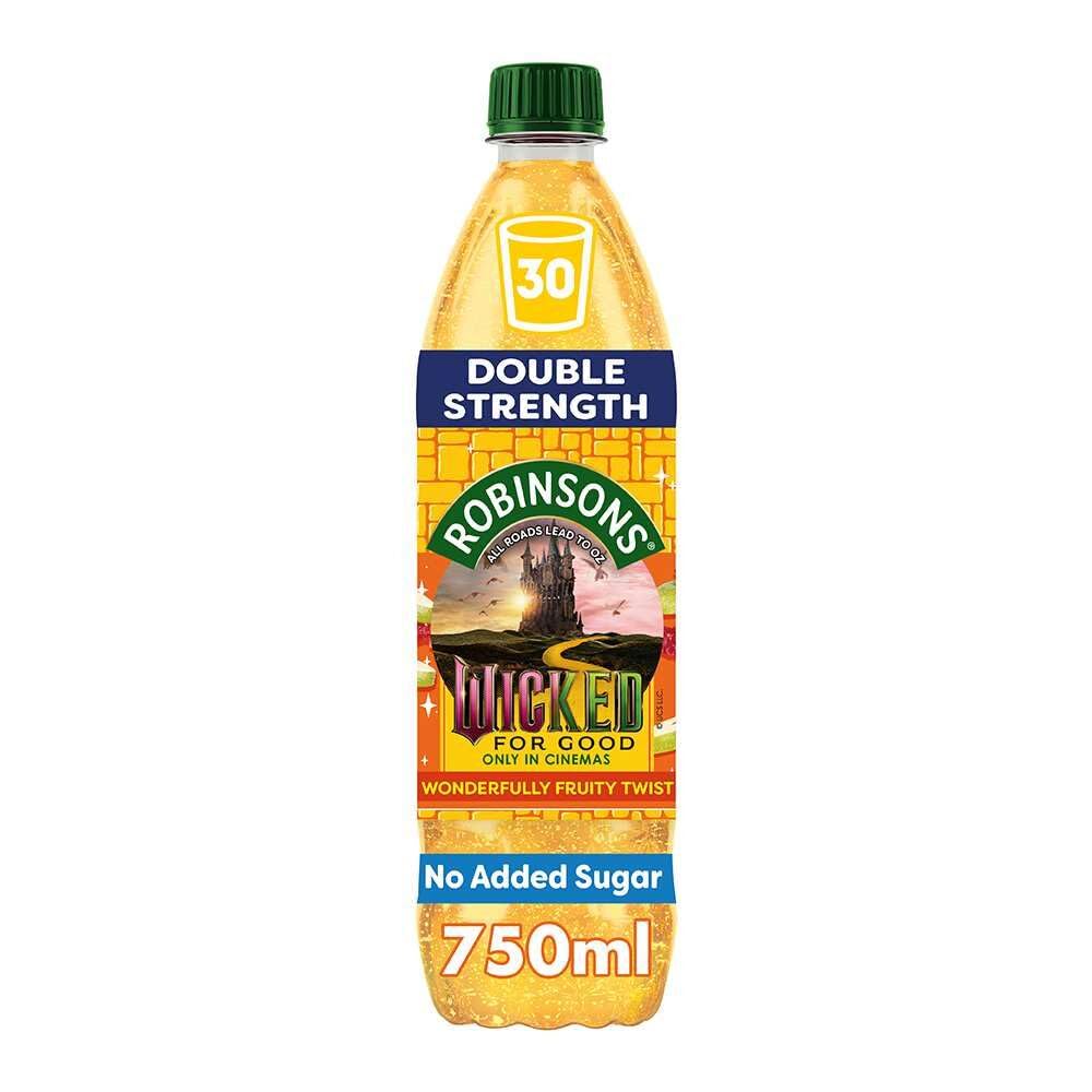 Robinsons Wicked Double Strength Road to Oz No Added Sugar Squash, 750ml Bottle