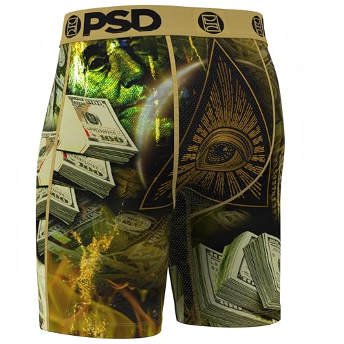PSD Men's Golden Industry Boxer Brief, Multi, XL3