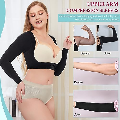 LODAY Upper Arm Shaper for Women Faja Post Surgery Slimming Compression Sleeves Shapewear Tops