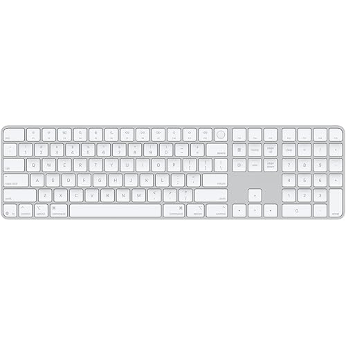 Apple Magic Keyboard with Touch ID and Numeric Keypad for Mac Models with Apple Silicon - US English - White Keys