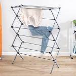 Honey-Can-Do Oversize Raquette de séchage pour vêtements collapsibles DRY-09066 Argent, 50 Lbs