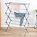Honey-Can-Do Collapsible Laundry Drying Rack, Sturdy Steel, Foldable & Portable Clothes Drying Rack, Space-Saving Design, Indoor & Outdoor Drying, Ideal for Laundry Room 50lb Capacity, Silver