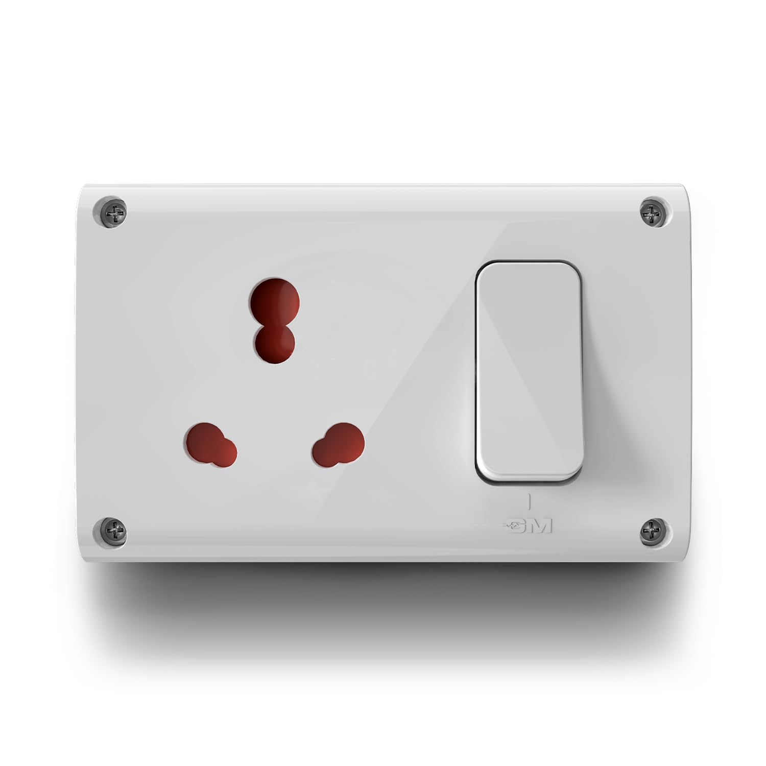 GM 8049 Mini 3-in-1 Socket with Switch - Heavy Duty -1