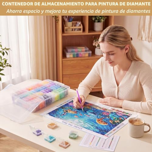Organizador para Diamond Painting Dexpally: dile adiós al caos de diamantes sueltos 6