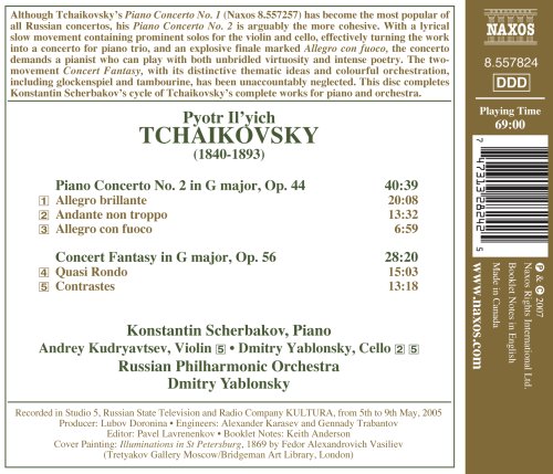 Condition photo showing New/Like New for tchaikovsky: piano concerto no. 2; concert fantasy