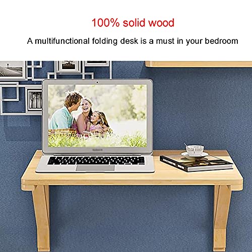 Bureau d'ordinateur suspendu JATIBOSH en bois pour petit studio