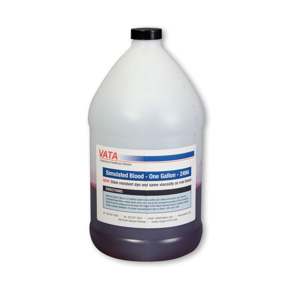 Simulated BloodSame Viscosity As Real BloodStain Resistant One Gallon