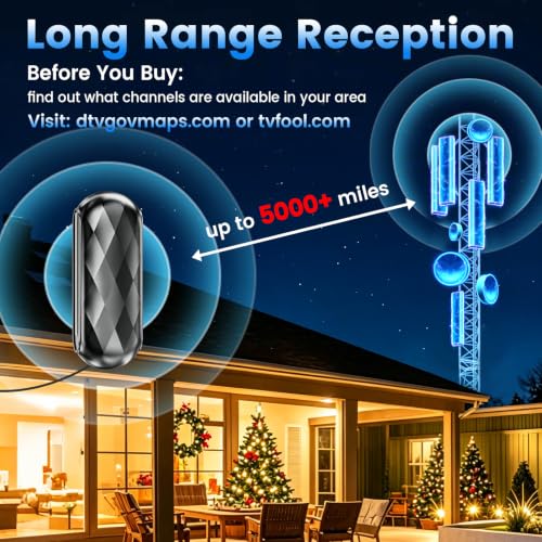 Image of 2026 Upgraded 5000+ Miles Indoor /Outdoor TV Antenna