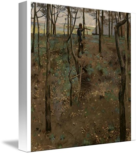 Wall Art Print Entitled Thomas Corsan Morton 1859-1928 The Wood-Cutter by Celestial Images | 11 x 11