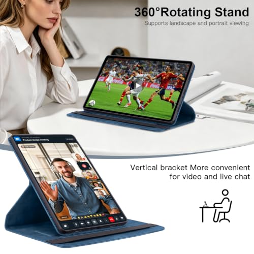 LSPCASA Etui na iPad 6./5. generacji 9,7" (2018/2017) obracane o 360 stopni