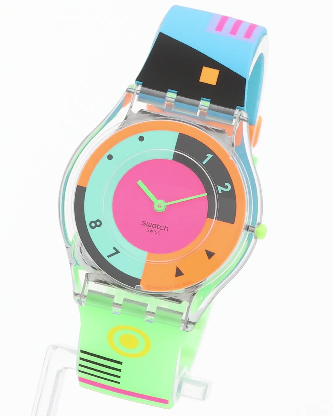 Amazon | [スウォッチ] 腕時計 SWATCH NEON HOT RACER スウォッチ
