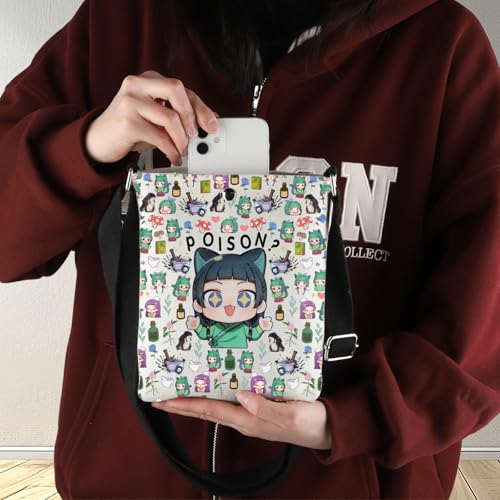 G2TUP Anime Inspired Crossbody Bag Mao & Jinshi Gifts Poison Lover Gifts Anime Apothecary Shoulder Bag 5