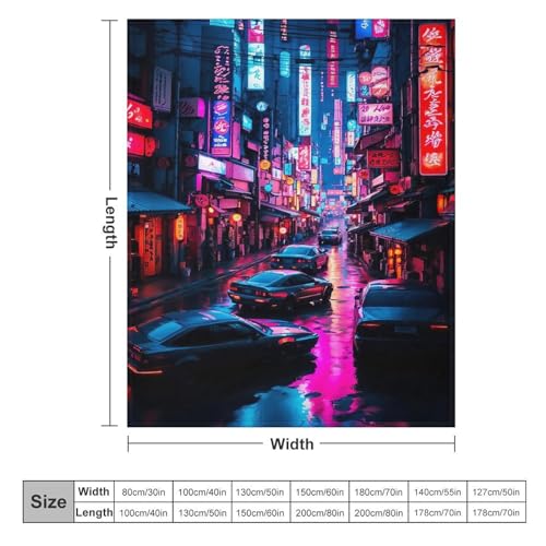 Colcha premium de franela suave manta japonesa para sofá con estampado 3D 100x130cm 6