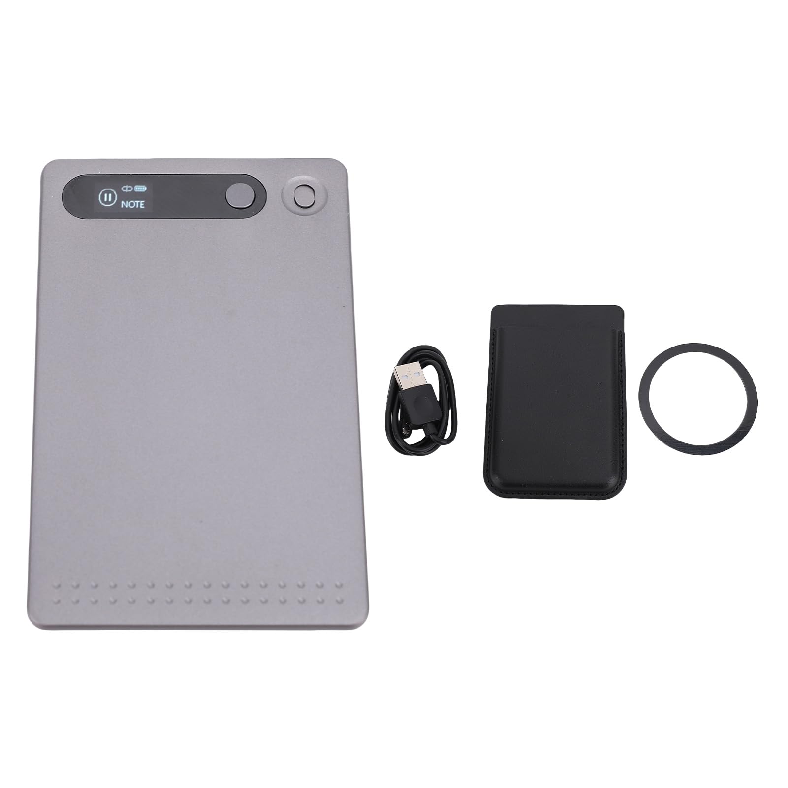 Asixxsix Registratore Vocale AI, Nota Registratore Vocale con Trascrizione Avanzata, Supporto GPT-4O, Memoria da 64 GB, Registratore Audio Portatile per Riunioni, Lezioni, Chiamate
