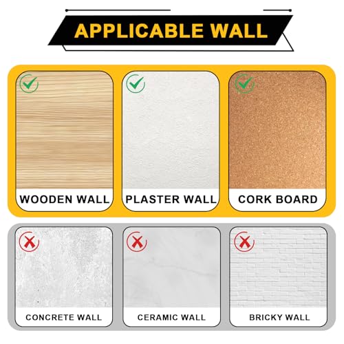 60 PCS Double-Headed Picture Hanging Nails & Push Pins - $9.99