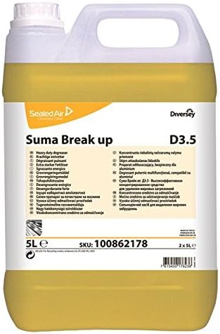 Diversey 100862178 Degreaser, Suma D3 Break Up, 5 L
