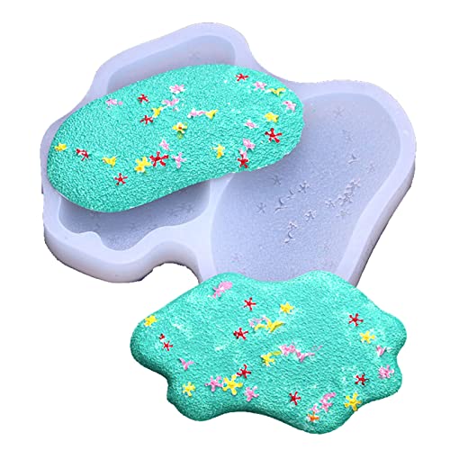 Moldes de silicona para fondant, exquisitos moldes de resina hechos a mano para decoración de pasteles de cocina