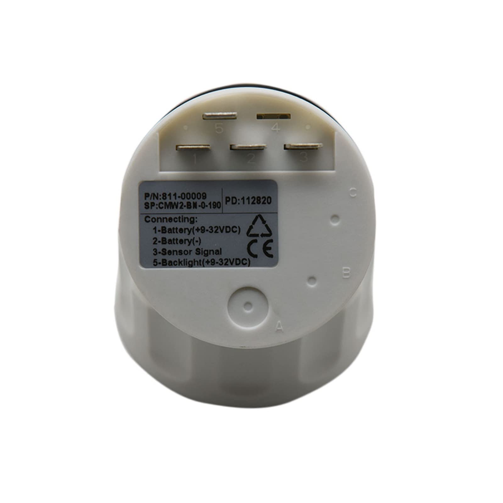 Jauge cuve fioul, Jauge de niveau d'eau à lumière rouge de 52 mm avec indicateur de niveau de réservoir d'eau 100 mm 200 mm 250 mm 400 mm unité d'expéditeur d'eau for bateau de voiture 12 V/24 V, pou