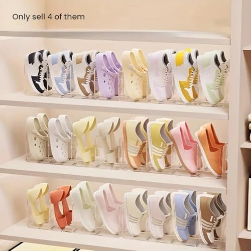 Organisateur de rangement à chaussures vertical pour entrée compacte (4 pièces) - 7