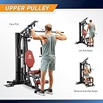 Marcy All-in-One Home Gym System with Tri-Action Press Arms, Adjustable Leg Press, and Full-Swivel Seat for Total Body Strength Training – Compact Multi-Station Workout Equipment MWM-0623 - Image 5