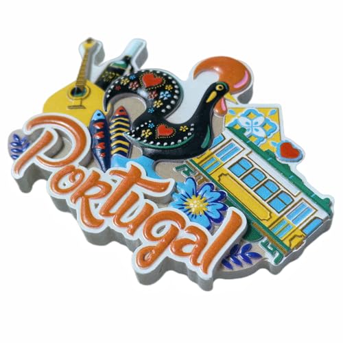 Imán 3D Portugal para nevera, souvenir y decoración miniatura 2