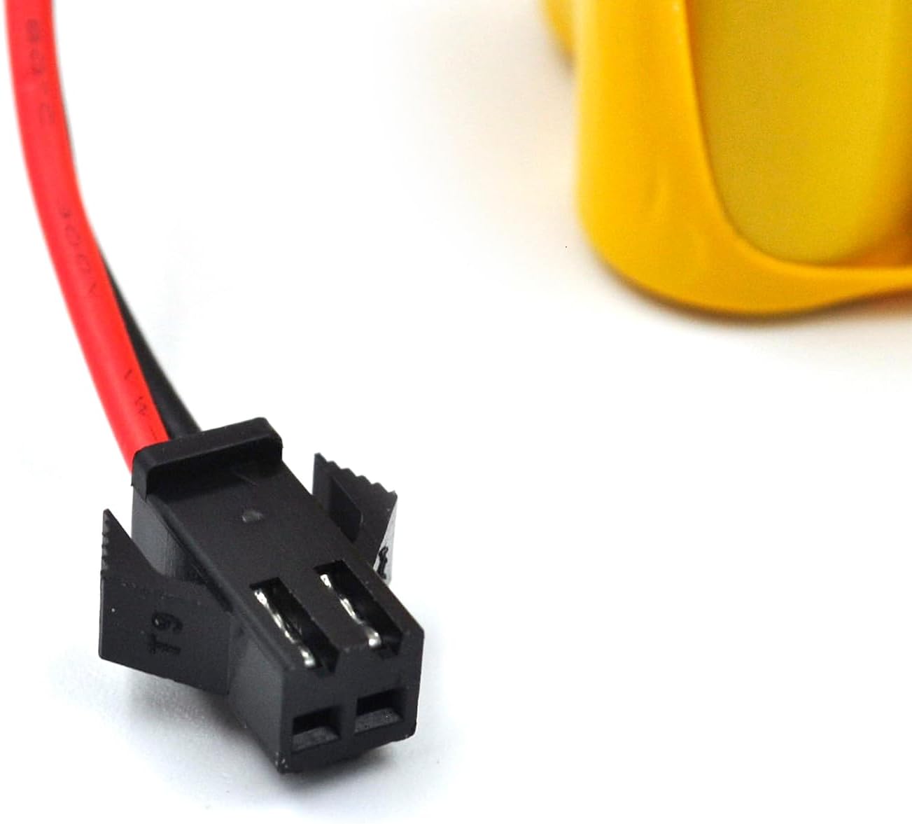 (2-Pack) 4.8V AA 600mAh Ni-CD Battery Replacement for CORUN AA500 AA 500 Exit Sign Emergency Light with SM-2P Connector
