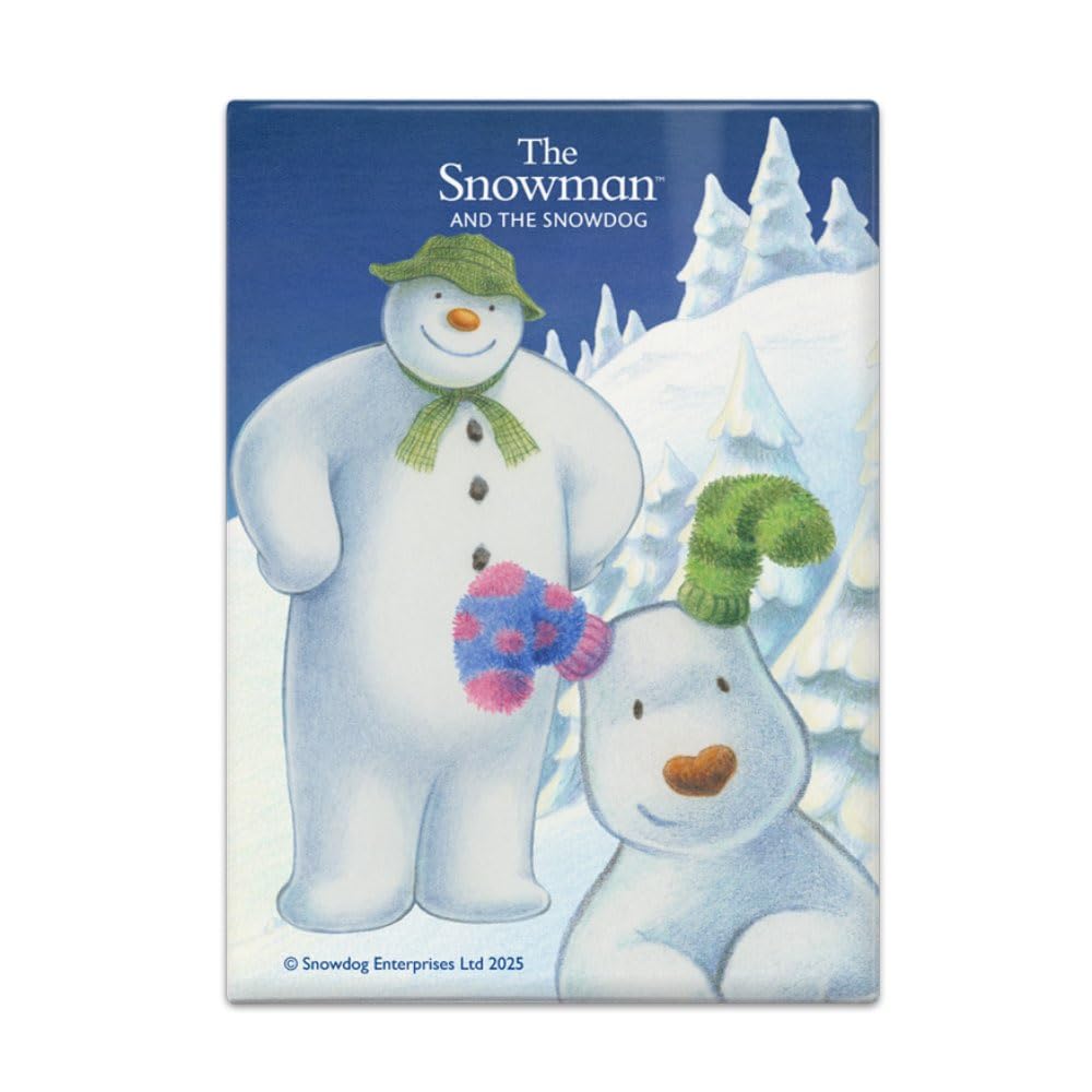 The Original Metal Sign Snowdog Close Up Fridge Magnet (65 X 90 Mm) - The Snowman And The Snowdog (Snowdog Close Up)