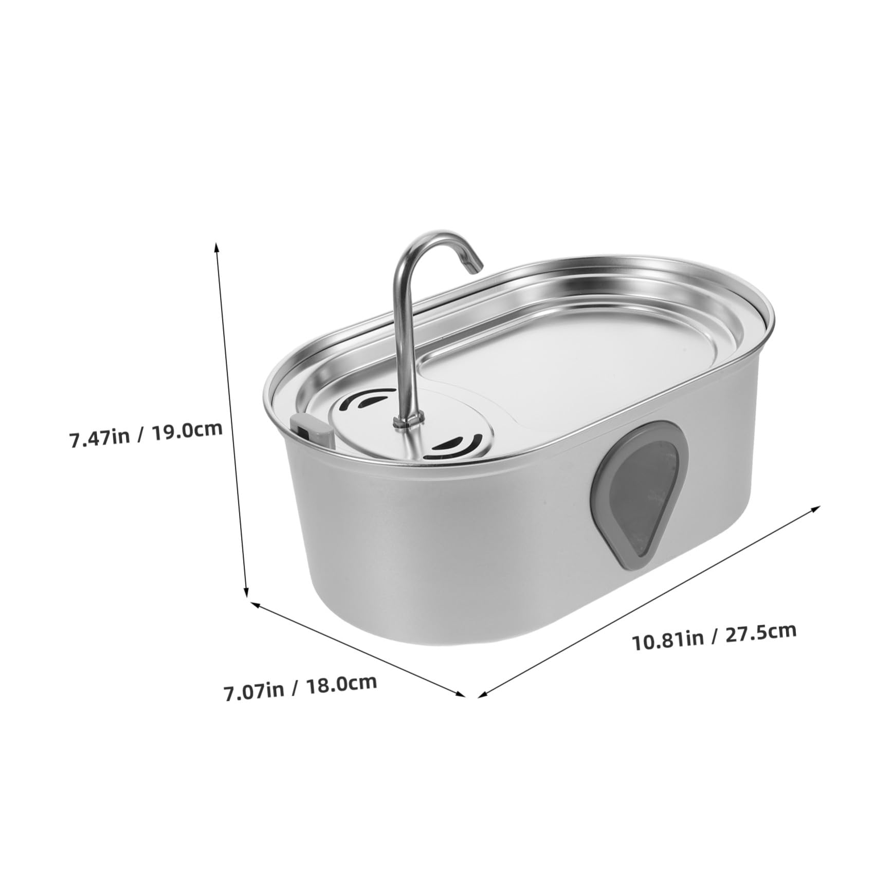 DOITOOL Fuente Automática para Mascotas de Dispensador de Agua Silencioso para Gatos y Perros Pequeños Bebedero USB para Interior