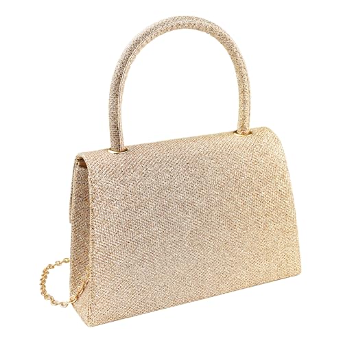 Pochette de soirée pour femme spacieuse avec chaîne pour ne plus rien perdre