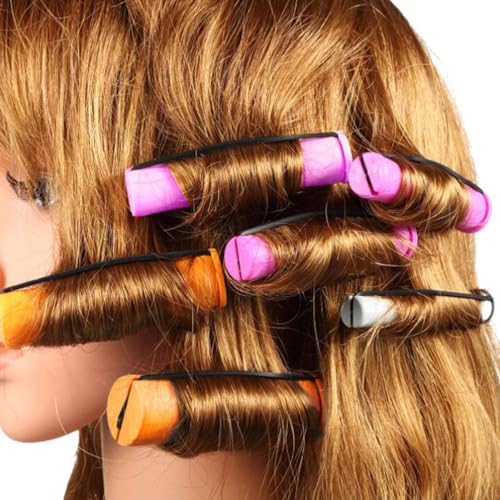 Coufce 60 Pcs Perm Rods 0.59\" Grey Hair Rollers Cold Wave Rods Long Short Hair Rollers Curling Rods - Thumbnail 7