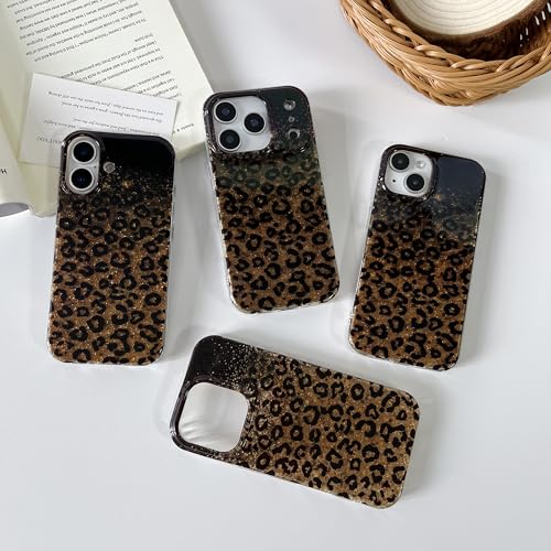 Coque iPhone 17 brillante style écaille de tortue marron - 6