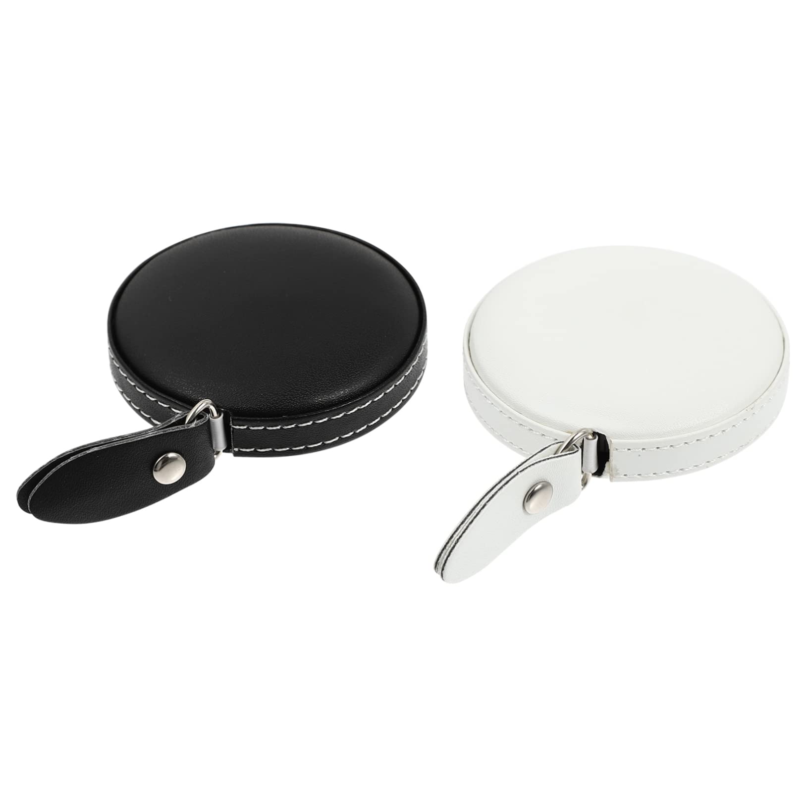 BEBEMOKO 2pcs PU Garment Measuring Tapes with Dual Sided Scale Practical Body Measuring Rulers for Clothes Tailoring and Crafts Durable and Portable Design