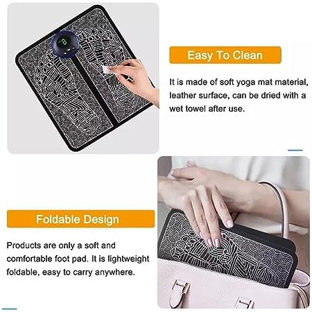 SELLCORP Foot/Body Massager,Portable Wireless Rechargeable Foot and Body Pain Relief EMS Massage Machine with 8 Modes/14 Levels Therapy Mate for Legs,Foot,Neck,Arms for Men and Women SELLCORP Foot/Body Massager,Portable Wireless Rechargeable Foot and Body Pain Relief EMS Massage Machine with 8 Modes/14 Levels Therapy Mate for Legs,Foot,Neck,Arms for Men and Women