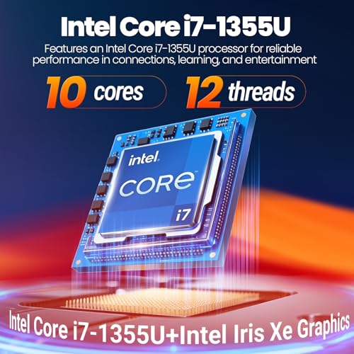 Image of HP 250 G10 15.6 inch FHD Business Laptop Computer - Intel 10-Core i7-1355U Processor(Up to 5.0GHz), Intel Iris Xᵉ Graphics, 16GB RAM, 512 GB SSD, HDMI, Webcam, Wi-Fi 6, Windows 11 Pro, w /Accessoires