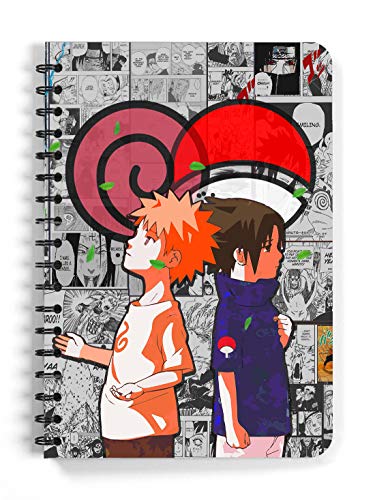 Image of Anime Inspired Sketchbook A5 Spiral Drawing Sketch Book Unruled for Kids Students Gift (Rivals)