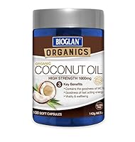Bioglan BG Organics Coconut Oil Capsules 100s, 0.17 Kilograms